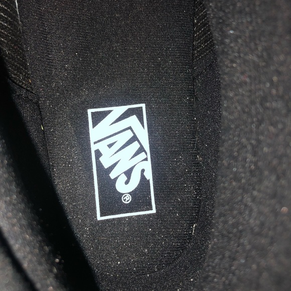 VANS NEW CHECKERBOARD BLACK/White mens 9.5 NEW IN BOX - Picture 5 of 9